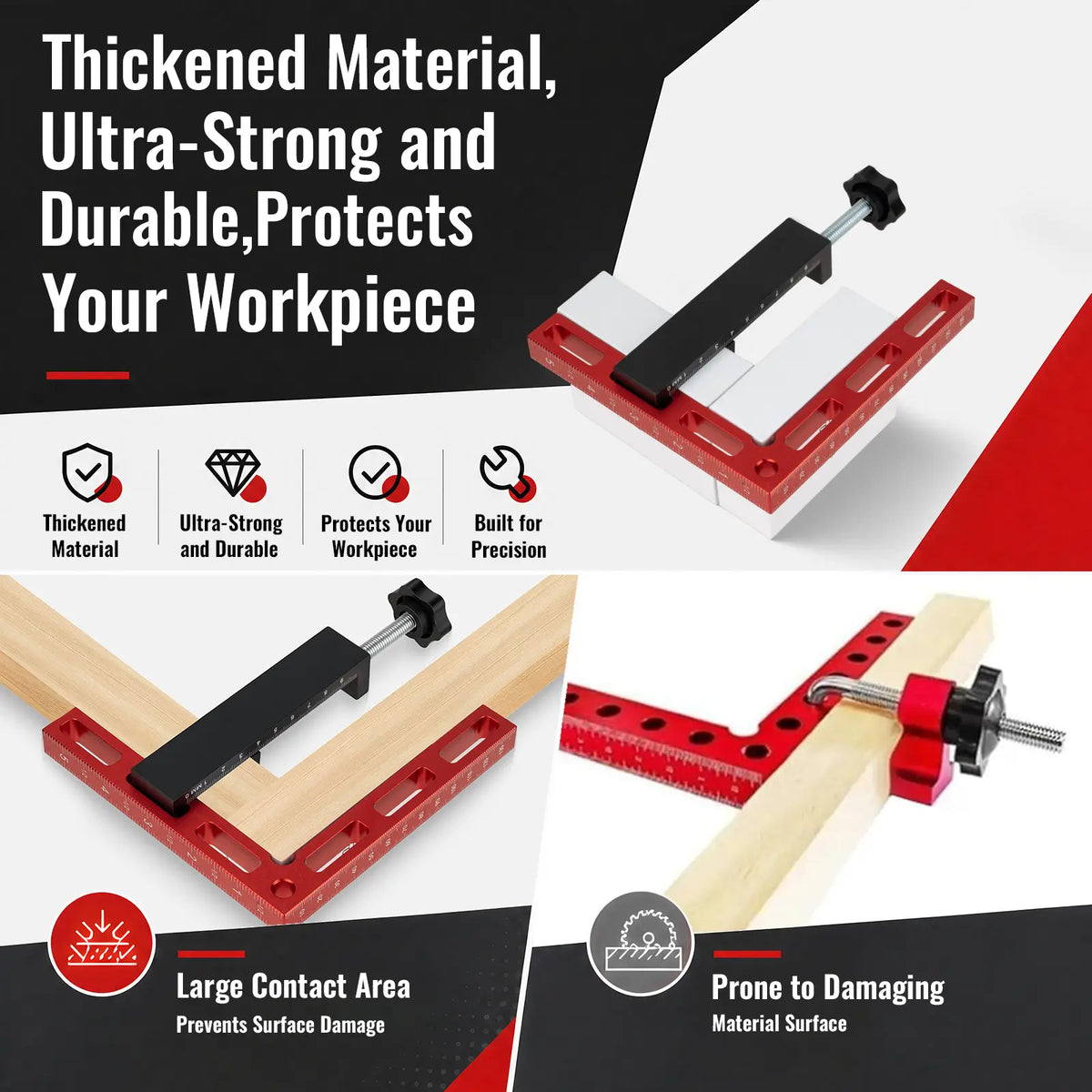 90° Woodworking Corner Clamps